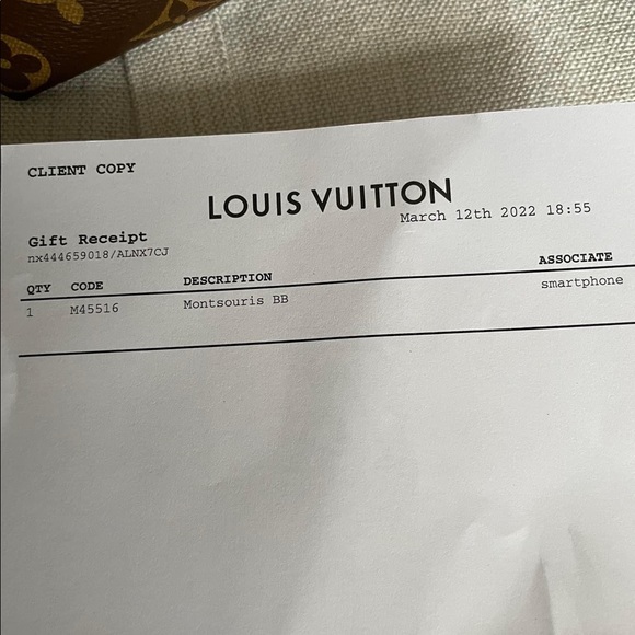 Louis Vuitton Montsouris bb - Picture 7 of 7